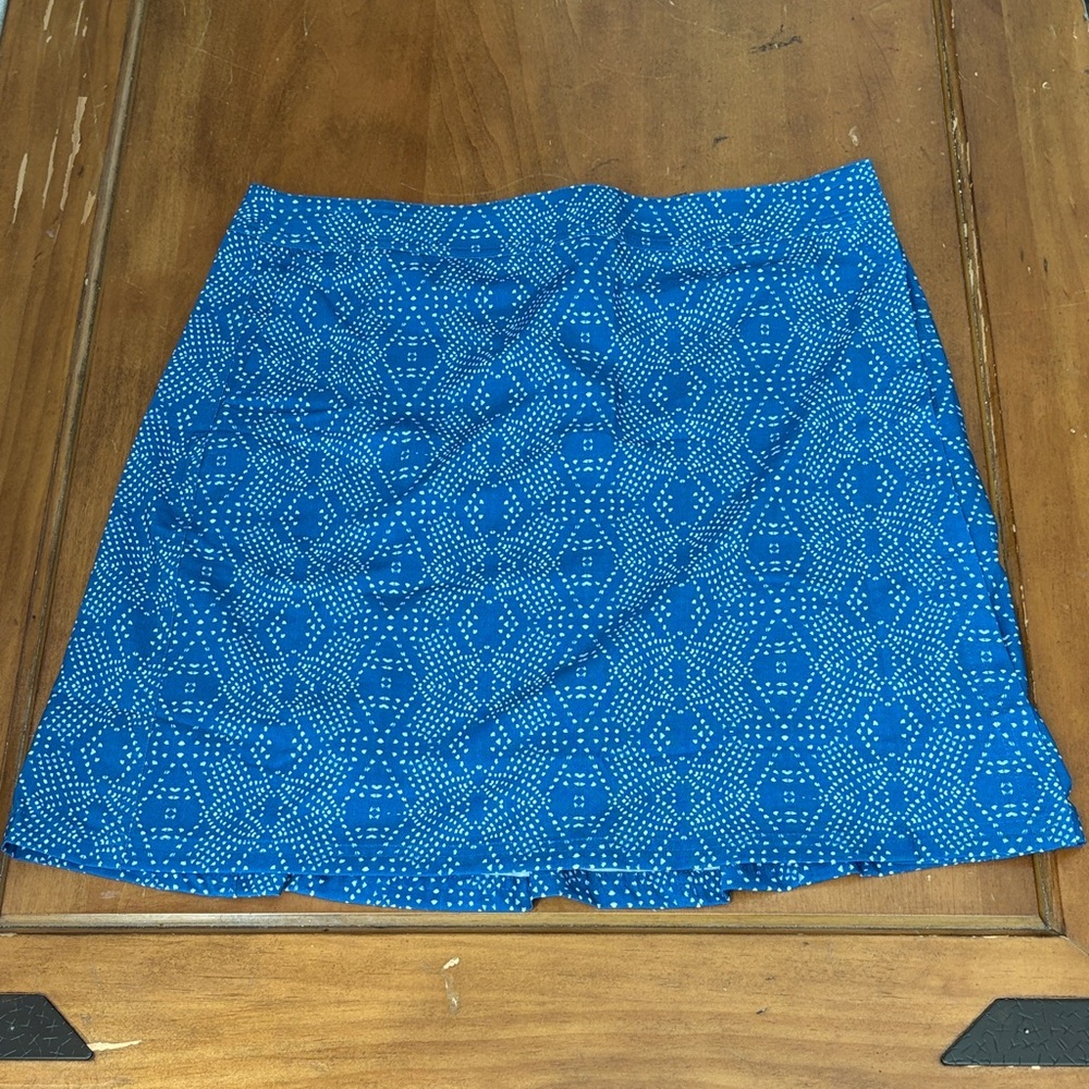 Ripskirt Hawaii Blue Patterned Women's Wrap Skirt Size Large